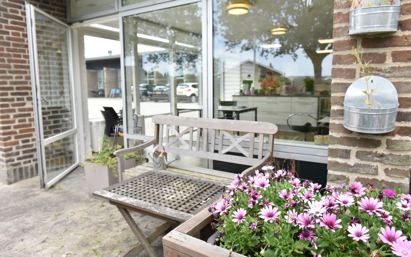 Blomster på Plejecenter Tirsdalen