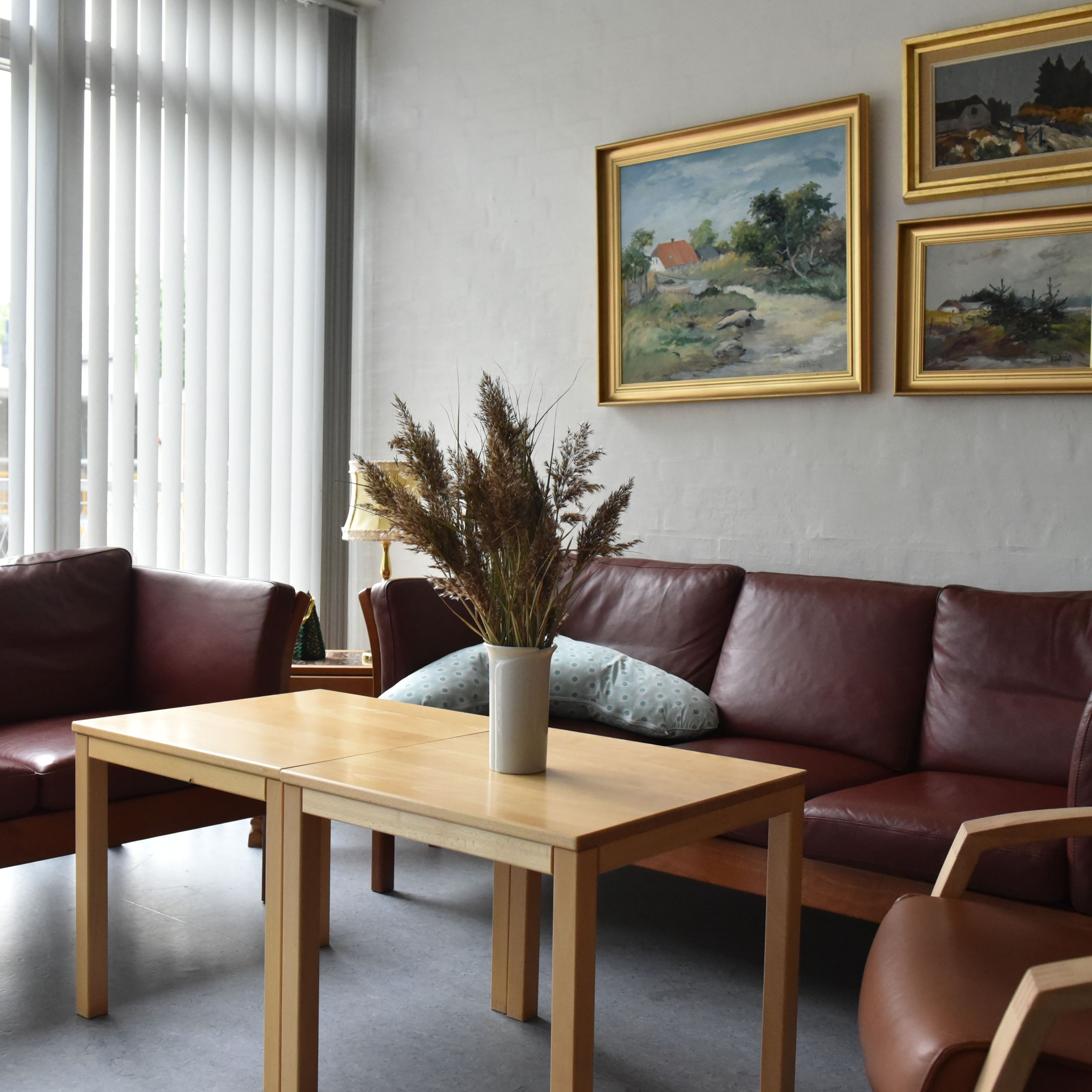 Fællesområde på Plejecenter Tirsdalen