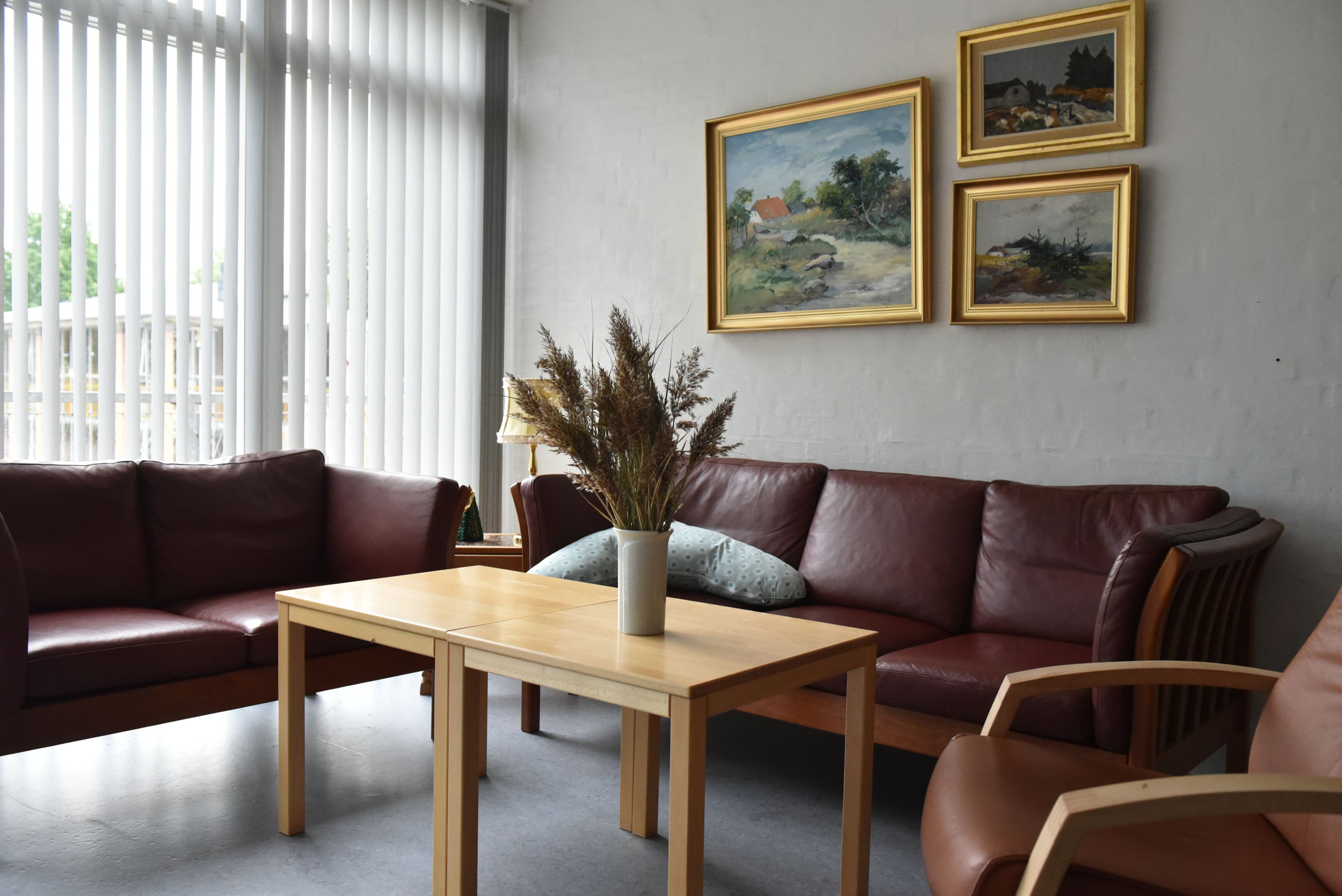 Fællesområde på Plejecenter Tirsdalen