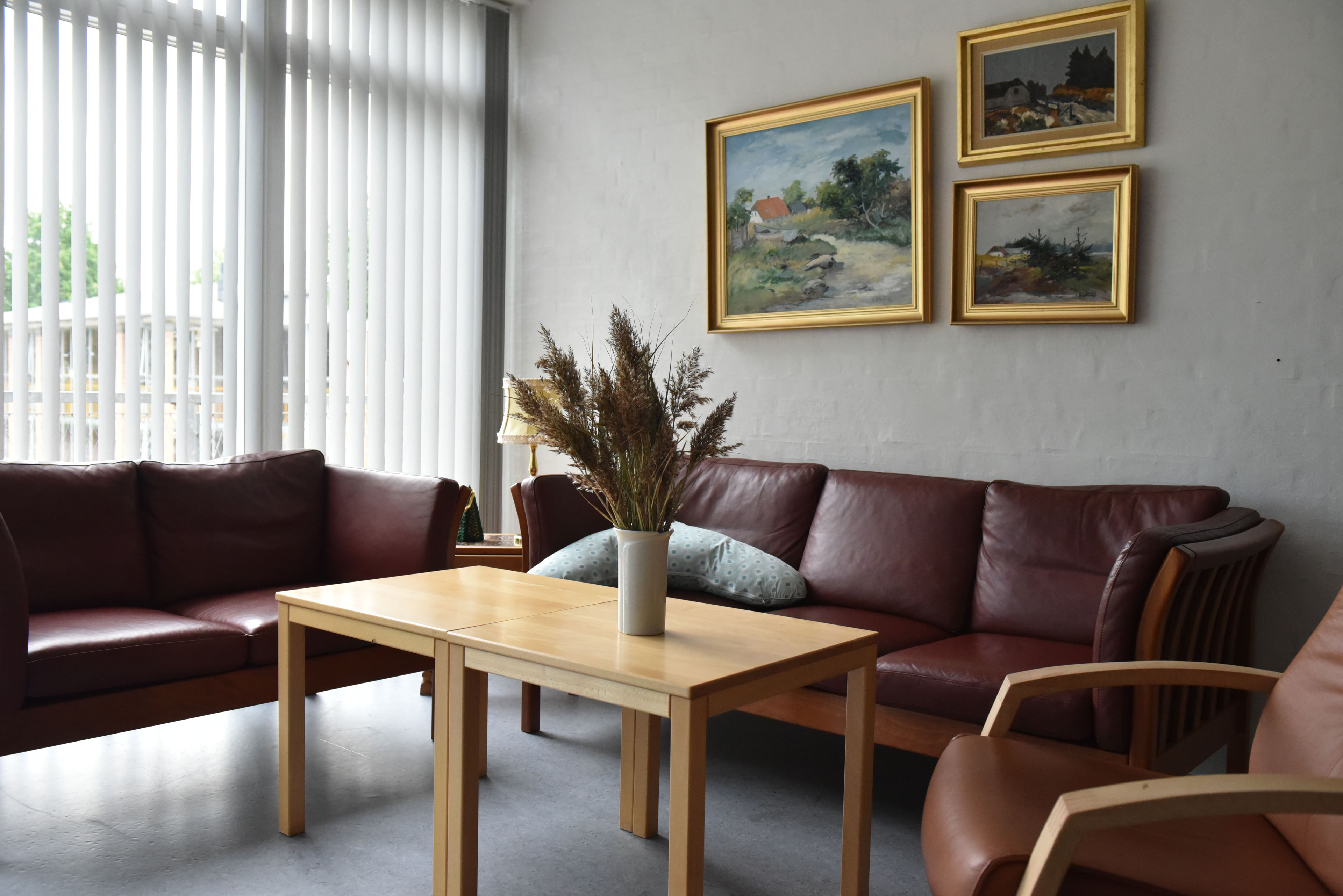 Fællesområde på Plejecenter Tirsdalen